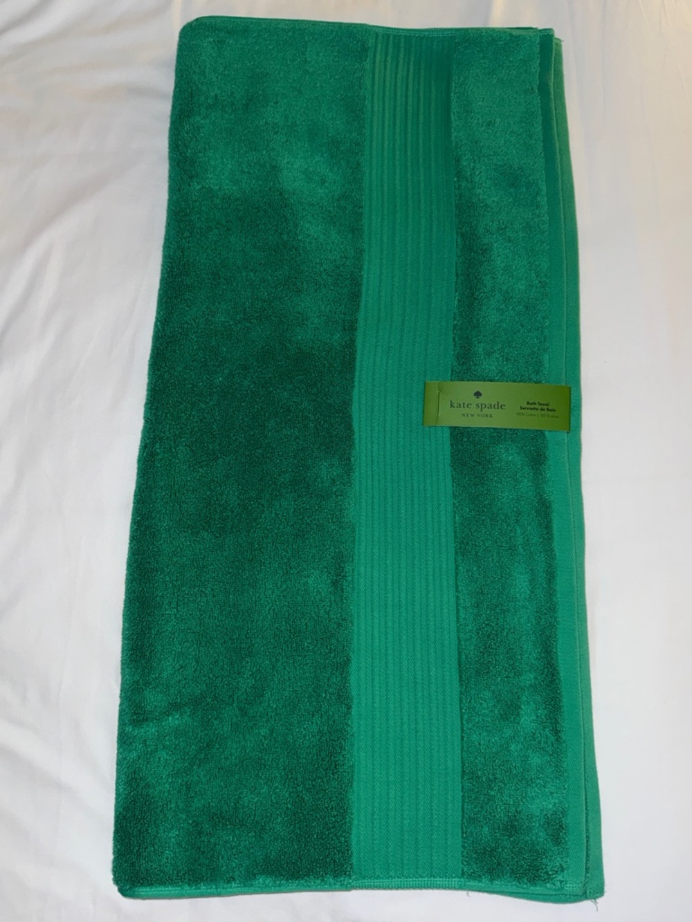 kate spade Bright Green Bath Towel - Picture 3 of 11